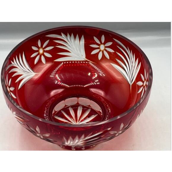 Badash Hand Cut Crystal Footed Bowl
5”H x 8”D W/Tag - Picture 5 of 7